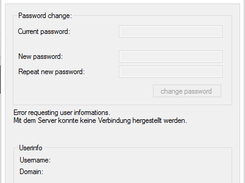 missing connection to Active Directory