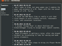 terminalTweet Screenshot 1