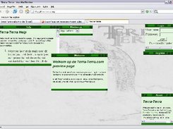 First glance at the initial Terra-Terra desktop