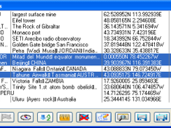 waypoints list