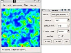 terraineer 0.3: worms algorithm