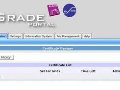 1- Generate proxy certificate portlet