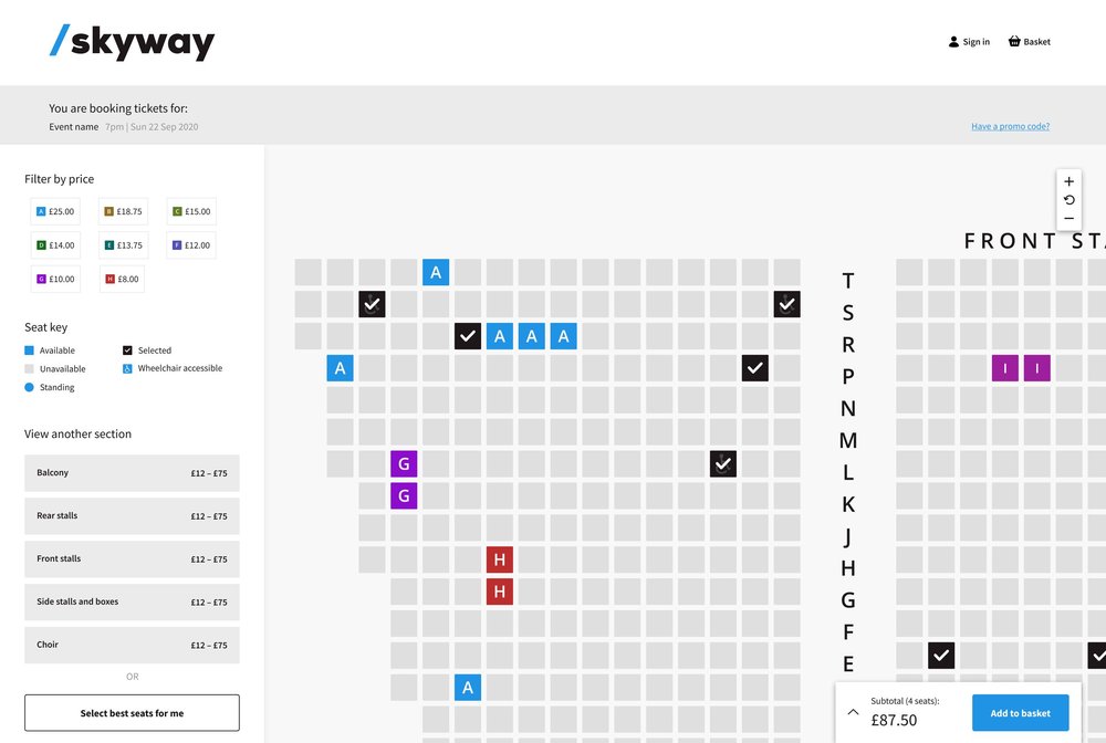 Select your own seat