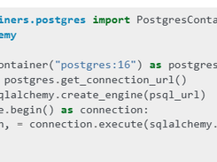 Testcontainers Python Screenshot 1