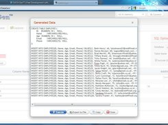 Generated SQL Data