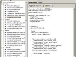 Step 3: a sample of output