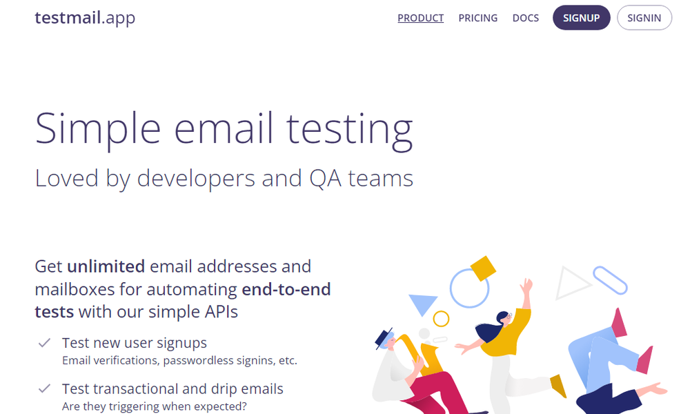 testmail.app Screenshot 1