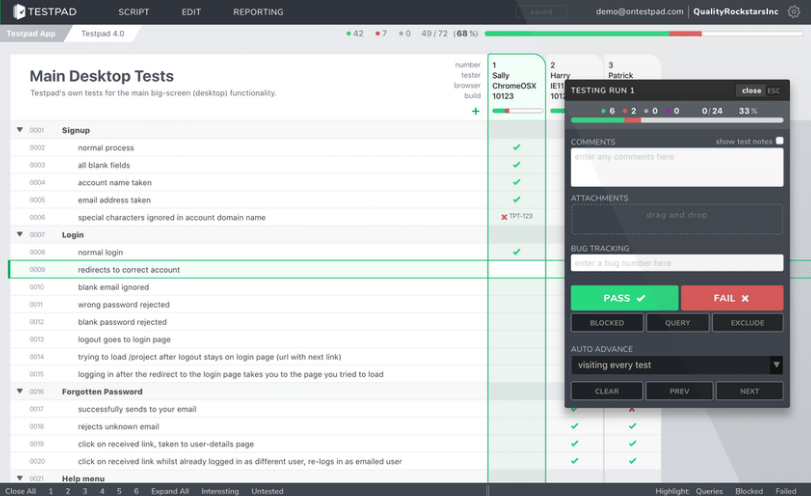 Testpad Screenshot 1