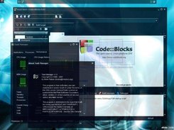 OpenPE running Code::Blocks, the OpenSource IDE