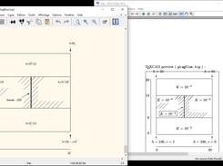 TeXCAD window and preview