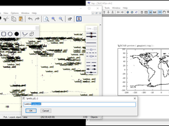 TeXCAD window with a Gnuplot picture