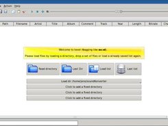 Starting texel leads to welcome screen to quickly open files