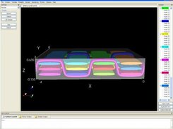 Orthogonal weave created automatically with 3D Weave Wizard