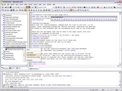 Overview: LaTeX sources with document outline on the left.