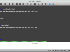 TeXpen Equation Preview