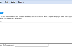 Text Analyzer Screenshot 1
