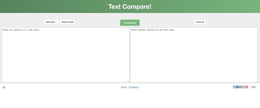 Text Compare! Screenshot 1