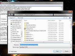 Saving a File