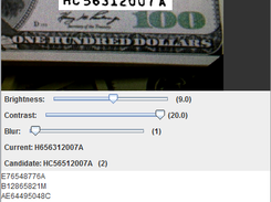 The software will automatically extract the serial number from image