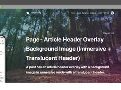 TeXt Theme Screenshot 1