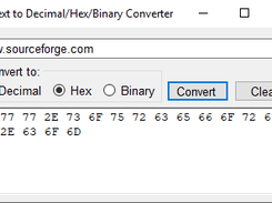 Example Hex output