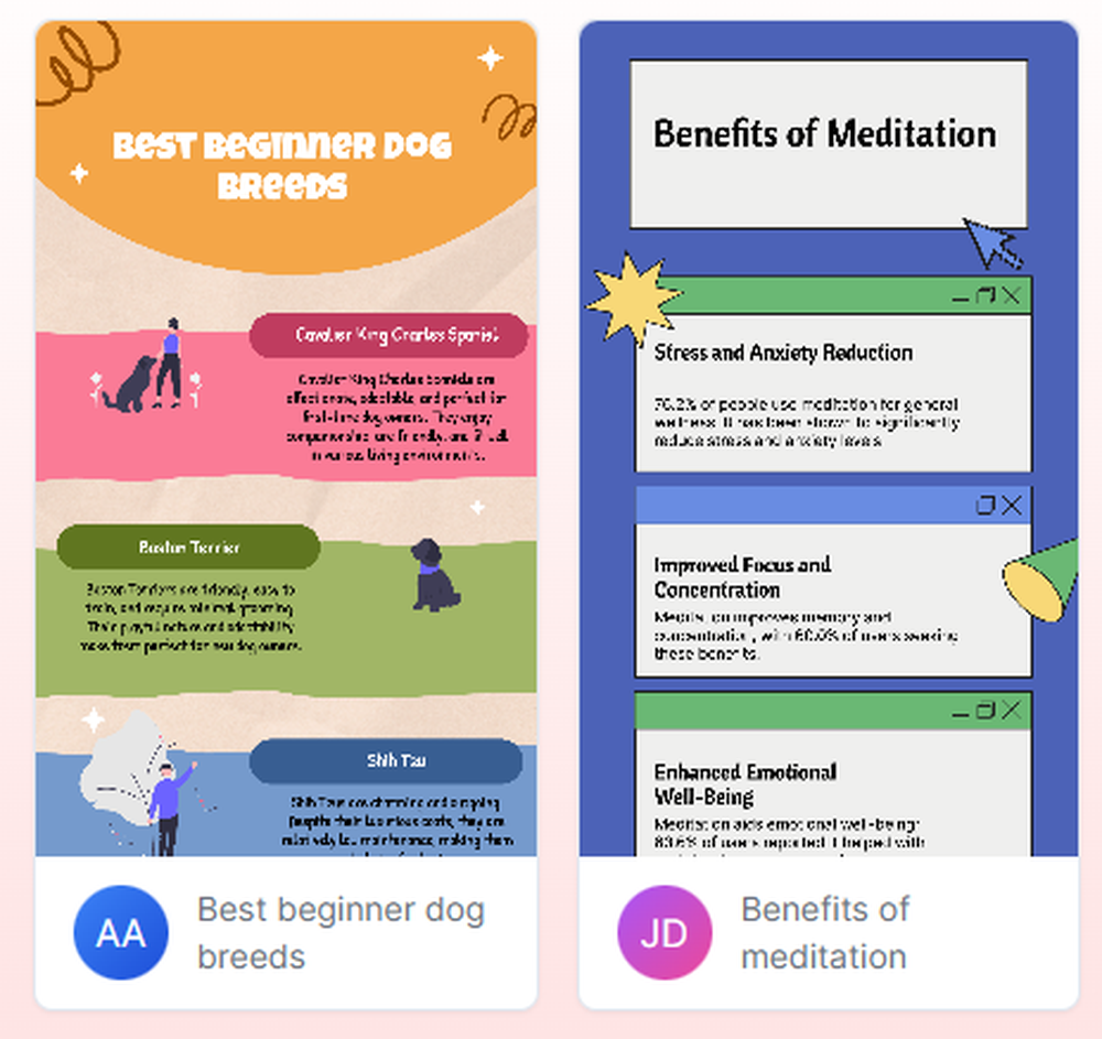Text2Infographic Screenshot 1