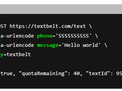 Textbelt Screenshot 1