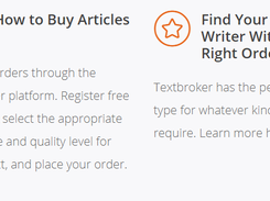 Textbroker Screenshot 1