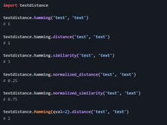 TextDistance Screenshot 1