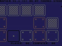 Screenshoot of C64-TextSchnapsen
