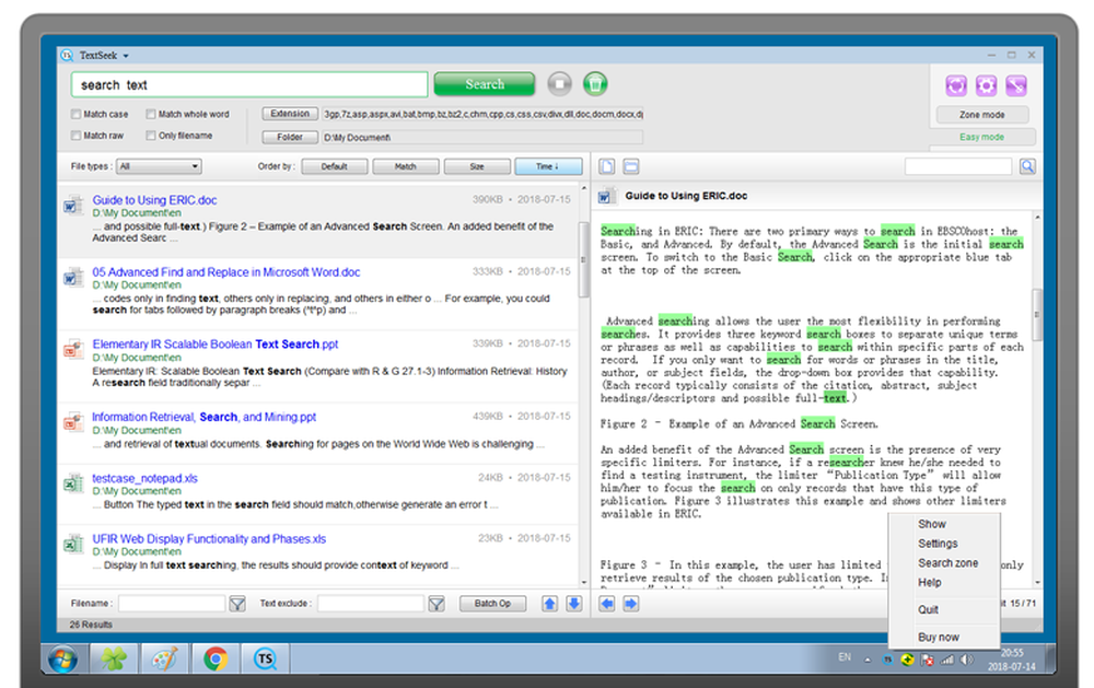 TextSeek Screenshot 1