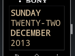 Text Smartwatch for Sony Screenshot 2