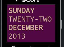 Text Smartwatch for Sony Screenshot 3