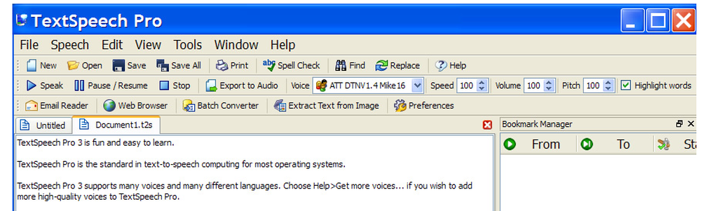 TextSpeech Pro Screenshot 1