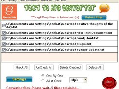 ClassleSoft Text to Mp3 converter screenshot 2