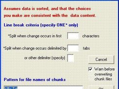 Configure Text Break Splitting