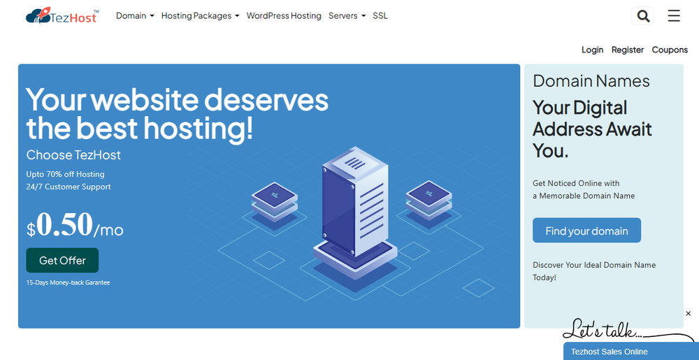 TezHost Screenshot 1