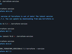 tfenv Screenshot 1