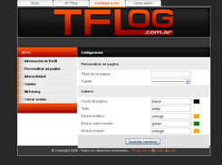 Configuration page