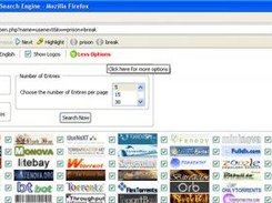 Toolbar extra form options