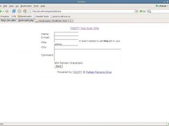 Add new comment screen