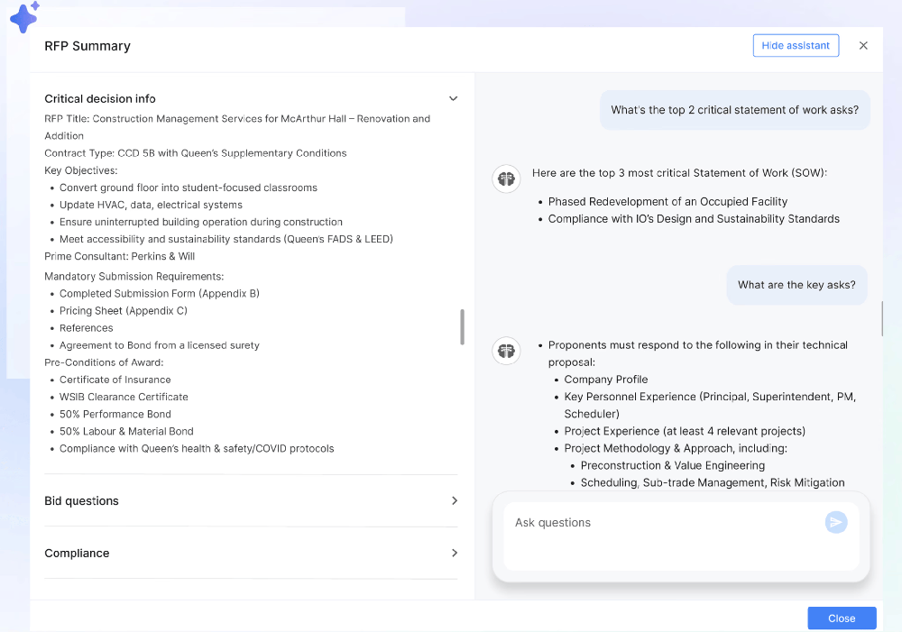 RFP Analysis AI Agent