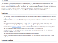 The Algorithms - C # Screenshot 1