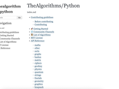 The Algorithms Python Screenshot 2