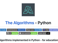The Algorithms Python Screenshot 1