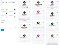 Google reviews widget