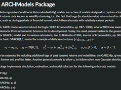 The ARCHModels Package for Julia Screenshot 1