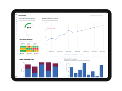 Track progress, facilitate reporting and monitor asset & maintenance status with in-depth dashboards for reporting, analytics, and predictive insights.