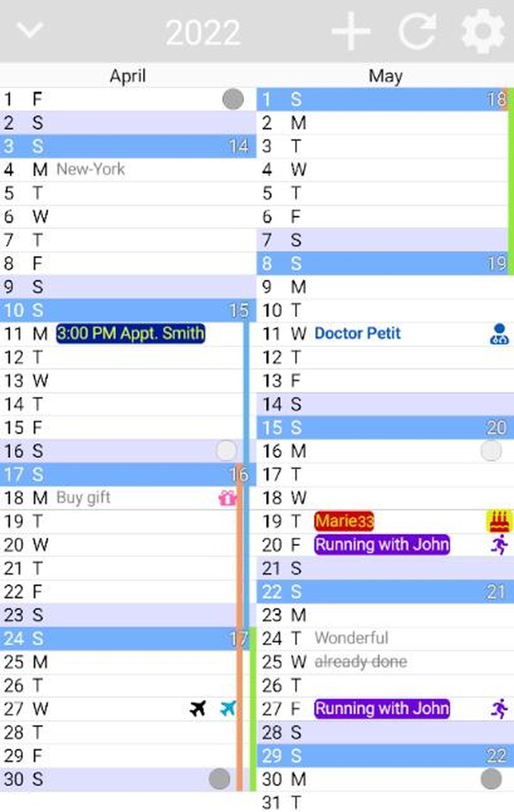 The Calendar Pro Screenshot 1