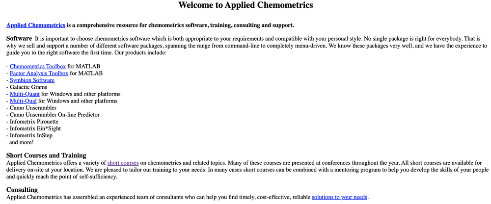 The Chemometrics Toolbox Screenshot 1